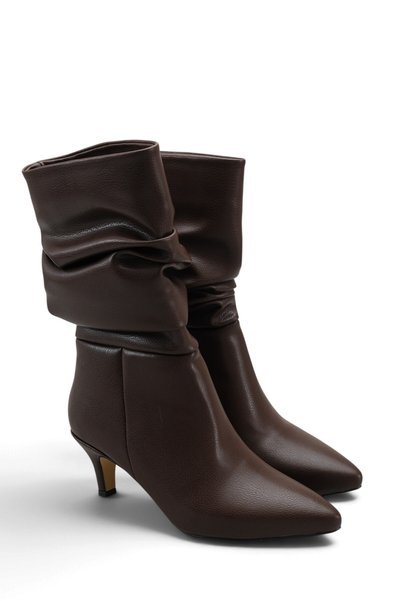 Riccon Iblantha Women's Pointed Heeled Short Boots 001