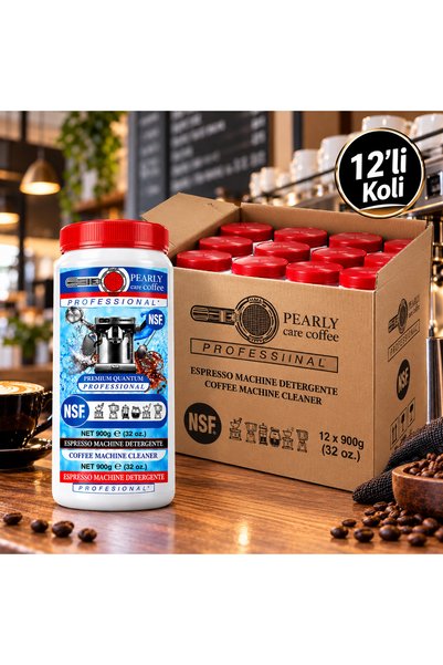 PEARLY CARE COFFEE Espresso Kahve Makinesi Temizleme Deterjanı 900 gr*12 Adet