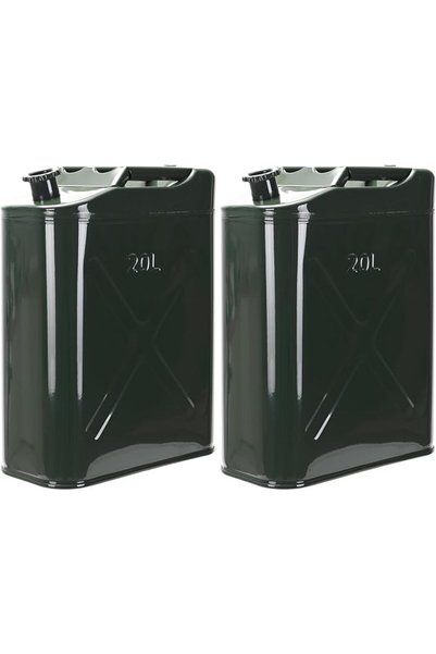 Lawazim Jerry Can - 10L - Heavy-Duty Empty Fuel Container with Secure Locking...