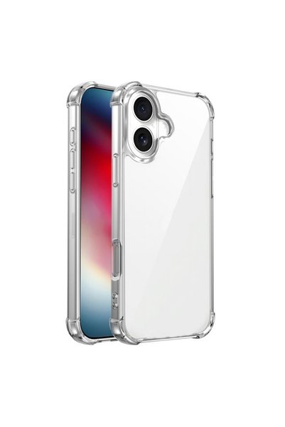 FONIX Husă de silicon antișoc pentru iPhone 18, Ultra Transparentă, Subțire, ...