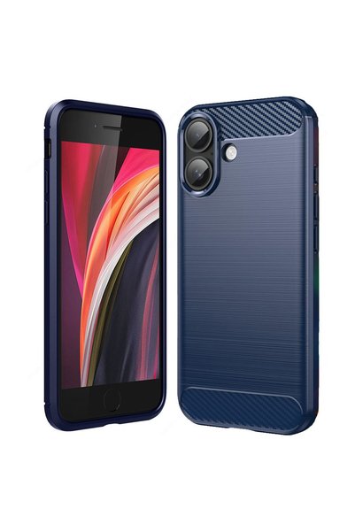 FONIX Husă pentru iPhone 18, Antișoc, Protecție din Carbon, Titan, TPU și Sil...