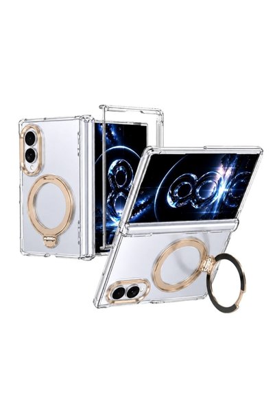 FONIX Θήκη για Samsung Galaxy Z Fold8, ClearRing, διαφανής, με περιστρεφόμενο...