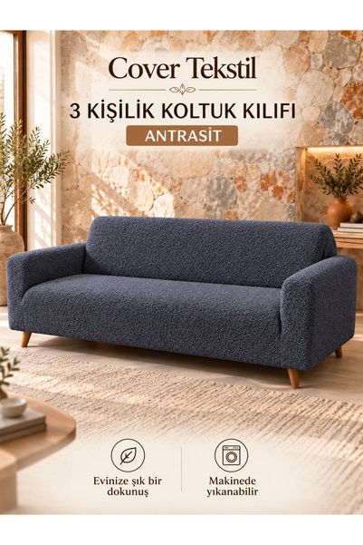 COVER TEKSTİL koltuk örtüşü. Sandalye Kılıfı Örtüsü Oturma Yeri Jakar Kumaş