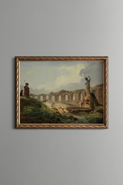 epiqart آثار حزام المياه - لوحة بنمط عتيق - موديل نحيف
