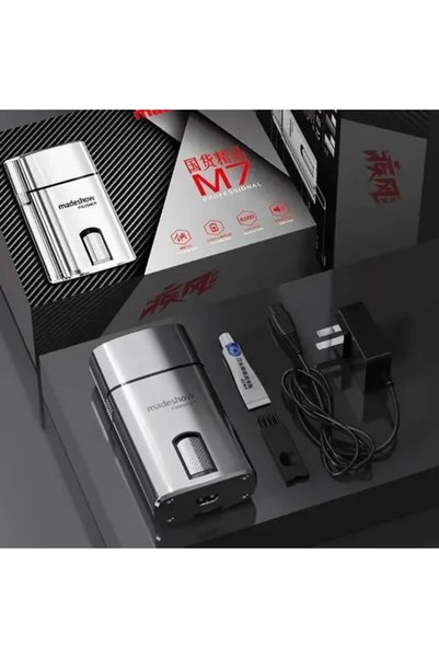 Madeshow Aparat de ras profesional M7 FullMetal – Aparat de ras cu 8.000 RPM