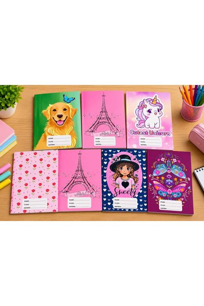 PIGNA Set of 7 Covers for A5 Notebooks