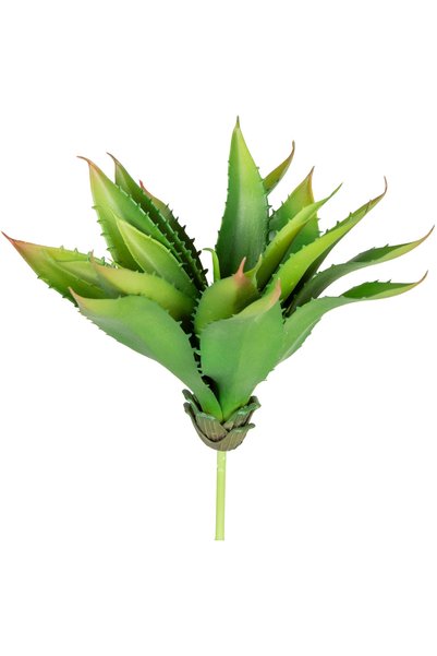 Herdekora Artificial Cactus Succulent Aloevera Red-Green 26 Cm.