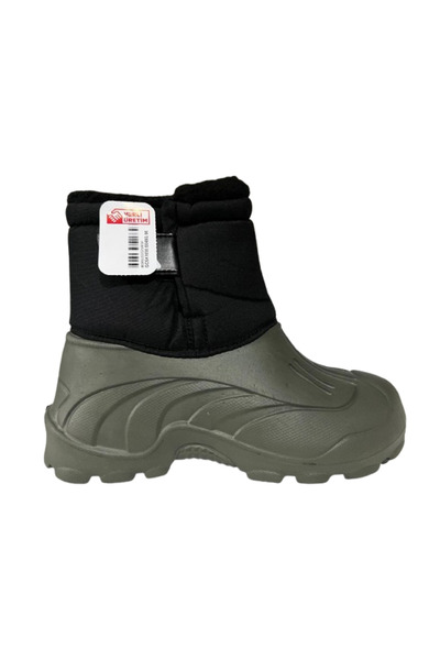 GEZER -- Men's Winter Shoes with Plush Inside, Waterproof, Single Velcro Stra...