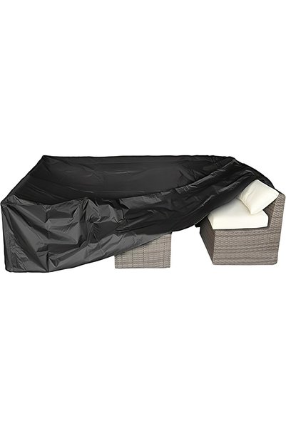 GENERAL غطاء طقم أثاث الفناء الخارجي، غطاء أريكة خارجية، غطاء طاولة وكراسي خا...