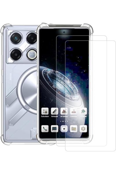 Lukione [قطعة واحدة + قطعتين] غطاء هاتف متوافق مع إنفينكس GT20 Pro 5G مع واقي...