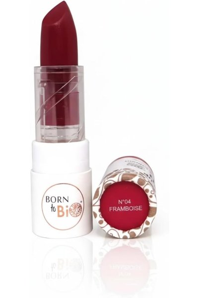 Born to Bio Glossy Lipstick No. 1 Coral Orange – Certified Organic High‑Shine...
