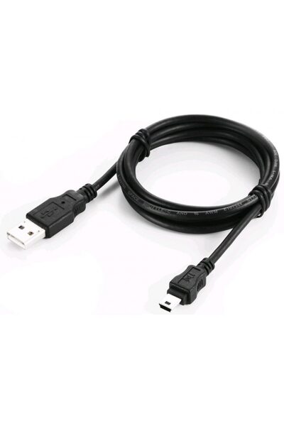 FONIX Καλώδιο φόρτισης Mini-USB, 1,8 μ., Τροφοδοσίας, Μαύρο