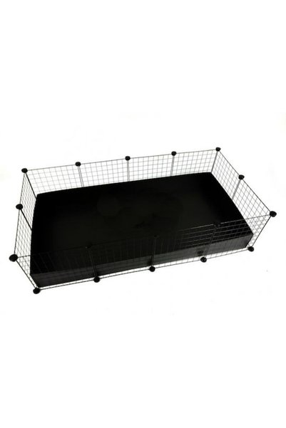 Other C&C C&C Αρθρωτό Κλουβί Τρωκτικών Μαύρο 145x75x37εκ.
