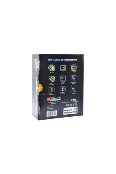 Generic Brand ماكينة قص الشعر الرقمية الإحترافية موديل Dingling. Rf-619