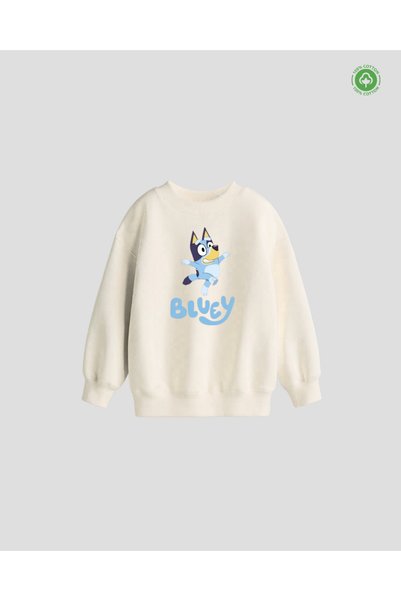 cirokids Bluey Printed Unisex Cotton Sweatshirt (Ages 4 - 13)