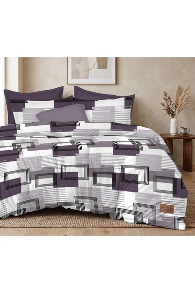 Ralex Lenjerie pat bumbac Finet 6 piese PROMO cu husă saltea 160x200 sau 180x...