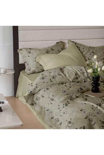 Ralex Finet Cotton Double bed linen 6 pieces with mattress cover 160x200 or 1...