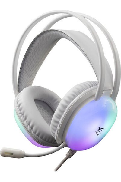 white shark Peacock GH-2444 Ακουστικά Gaming Υπεραυτικά με Σύνδεση 3.5mm Λευκ...