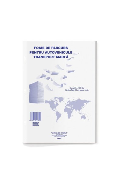 Libra Freight transport route sheet A4 notebook 100 sheets