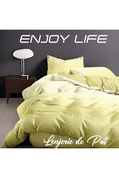 Ralex Спален комплект Finet Enjoy Life от 4 части, Долен чаршаф 240x260 см, П...
