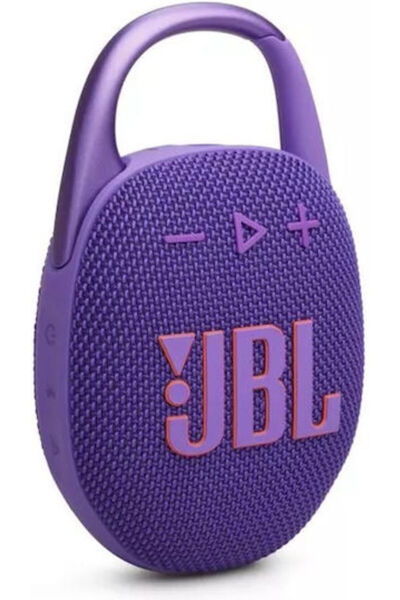 JBL Clip 5 Αδιάβροχο Ηχείο Bluetooth 7W με διάρκεια μπαταρίας έως 12 ώρες Μωβ