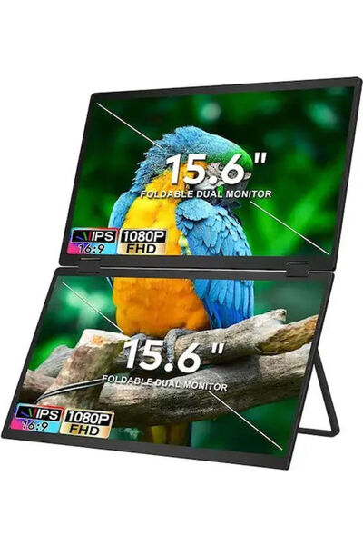 Extralink T01 Οθόνη 2x15.6 " Full HD IPS Φορητή