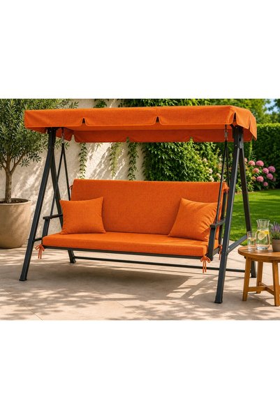 Ralex Saltea balansoar premium două segmente 50x150 cm, Portocaliu (7)