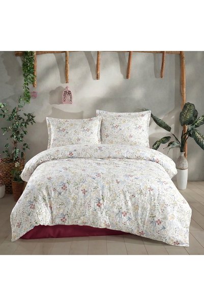 Ralex Lenjerie pat Ranforce Cotton Pro Bumbac 100%, King Size cu husă, 6 pies...