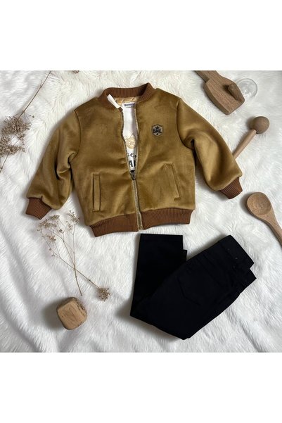 yekıa baby Montlu 3lü Çocuk Takım