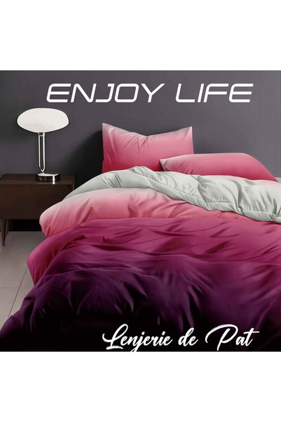 Ralex Finet Enjoy Life 4-piece bed linen, Bed Sheet sheet 240x260 cm, Duvet 2...