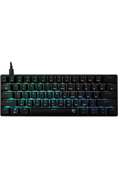white shark Shinobi-2 Μηχανικό Πληκτρολόγιο Gaming 60% με προσαρμοσμένους καφ...
