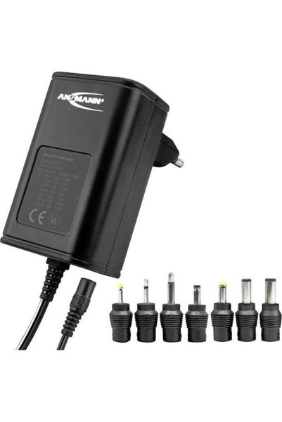ANSMANN APS 600 Καθολικός Προσαρμογέας Ρεύματος 12 με Σετ Βυσμάτων