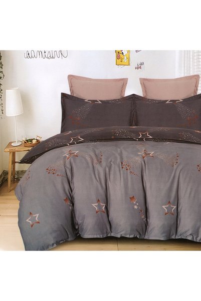 Ralex Lenjerie pat dublu Finet Bumbac 6 piese cu husă saltea 160x200 sau 180x...