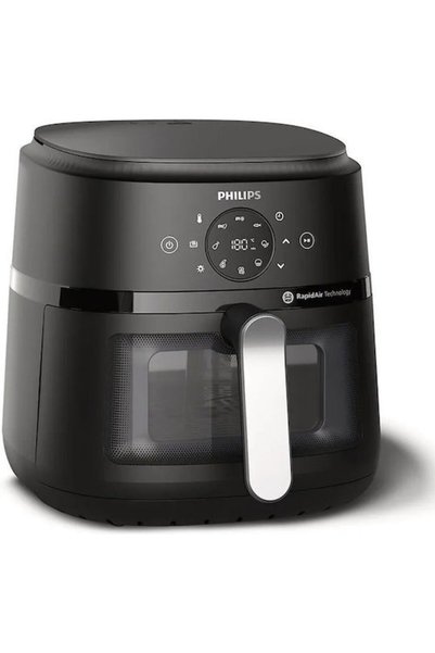 Philips Φριτέζα Αέρος Σειράς 2000, 6.2 λίτρα, Μαύρη