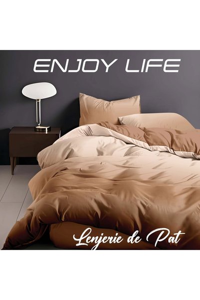 Ralex Lenjerie pat Finet Enjoy Life 6 piese cu husă saltea 160x200 sau 180x20...