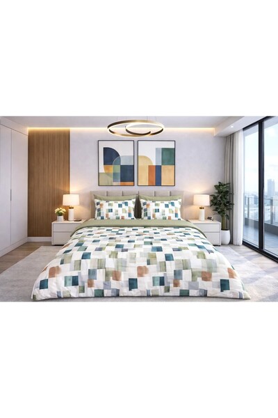 Ralex Cotton Pro 100% cotton King Size Duvet Cover Set , double-sided – digit...