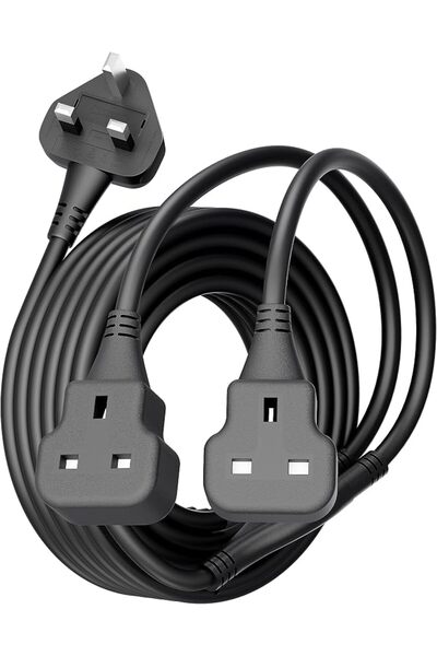 GENERAL LIPWEL Single Socket Extension Cord 5 Meter Plug Extender Heavy Duty ...