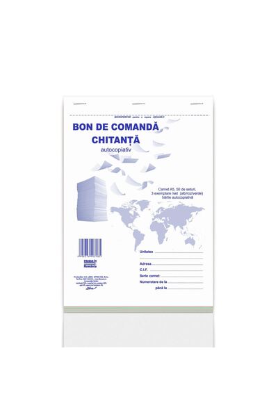 Libra Order receipt, carbonless, A5 3 copies, 50 sets, 150 sheets