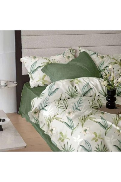 Ralex Finet Cotton Double Duvet Cover Set 6 pieces 220x240 cm, Duvet 200x220 ...