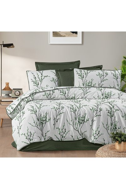 Ralex Extra large Double bed linen Crepe 100% Cotton, Bed Sheet 240x260 cm, D...