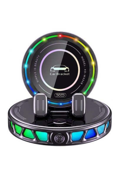 Xo Ασύρματος Φορτιστής Qi Pad 15W Γκρι Ανθρακί WX048