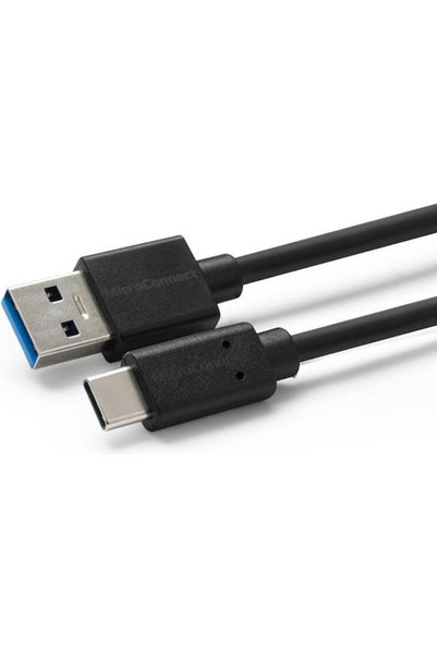 MicroConnect Καλώδιο USB 3.0 USB-C αρσενικό - USB-A μαύρο 1,5μ (USB3.2CA1.5)