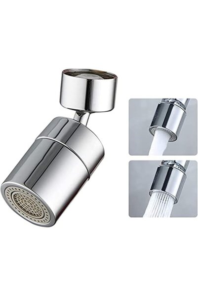 KASTWAVE Faucet Aerator 360 Degrees Swivel Faucet Splash Proof Spray Aerator ...
