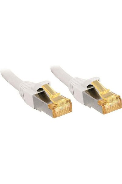 LİNDY Καλώδιο Δικτύου Gigabit Ethernet S/FTP Κατηγορίας 6a 10μ Λευκό Κωδικός:...
