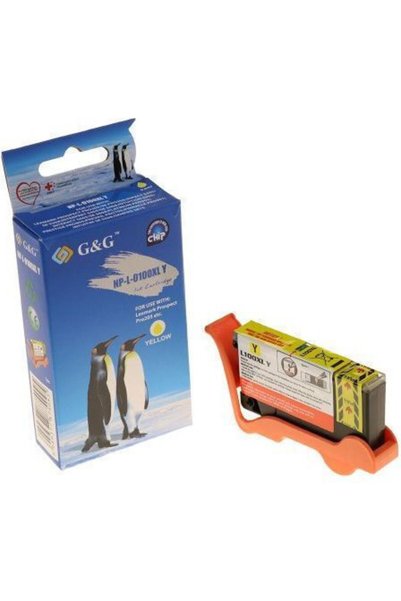 G&G Συμβατό Μελάνι Εκτυπωτή Inkjet Lexmark 100xl 14n1095e XL Κίτρινο Μονή Συσ...