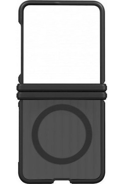 Samsung Υβριδική Θήκη Πλάτης με Μαγνήτη και Προστασία Μαύρο (Galaxy Z Flip8) ...