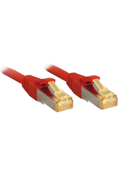 LİNDY Καλώδιο Δικτύου Ethernet S/FTP Κατηγορίας 6, 10μ, Κόκκινο, 1 τεμάχιο, Κ...