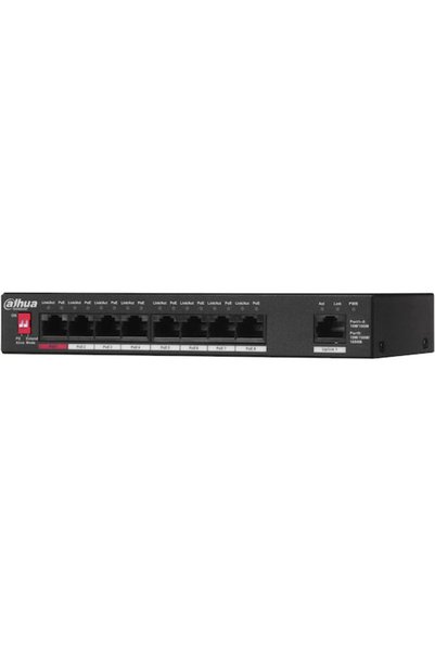 DAHUA PFS3009-8ET-96 Διακόπτης για Συστήματα CCTV Μαύρο PFS3009-8ET1GT-96