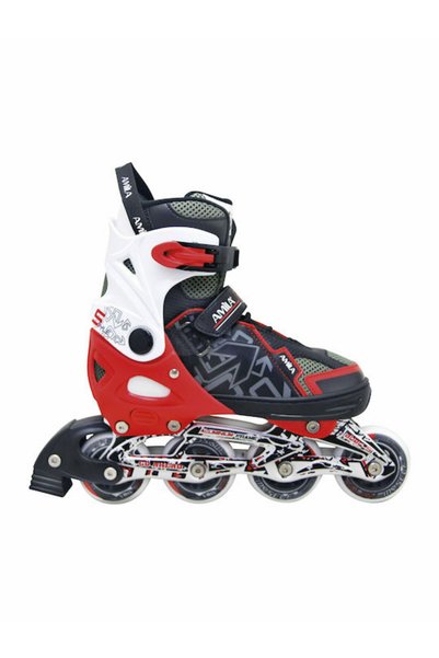 Amila Παιδικά Ρυθμιζόμενα Πατίνια Inline Κόκκινα Κωδικός: 48915