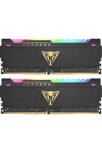 Patriot Viper Steel RGB 16GB DDR4 RAM με 2 Μονάδες (2x8GB) και Ταχύτητα 3600 ...